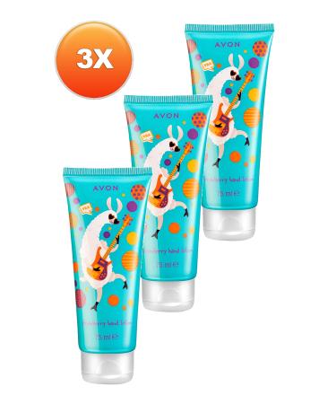 Avon Lama Dude Naturals Strawberry Scented Children's Hand Cream 75 Ml. Set of Three - Buy Online on GoSupps.com