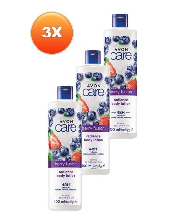 Avon Care Blueberry and Strawberry Extract Hand Face and Body Cream 400 Ml. Triple Set - Buy Online on GoSupps.com