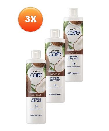Avon Care Coconut Moisturizing Shower Gel 400 Ml. Triple Set - Buy Online on GoSupps.com