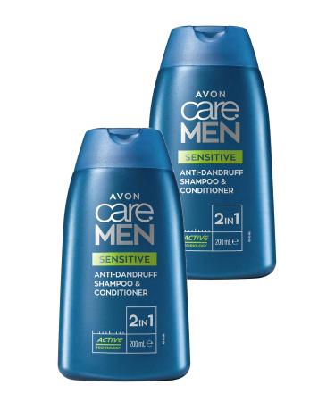 Avon Care Men Sensitive 2 in 1 Anti-Dandruff Shampoo and Conditioner 200 Ml. Duo Set