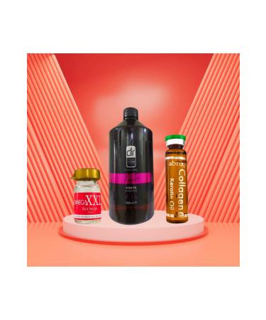 Abrixim Keratin Shampoo 1 lt XXXL Serum and Collegen