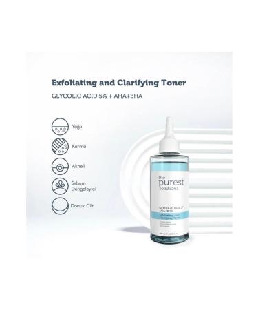 the purest solu Revitalizing and Pore Tightening Glycolic Acid Toner for All Skin Types 200 ml