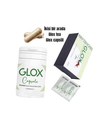 GLOX Tea Herbal Detox Tea with Bromelain Content 60 Pieces AND 30 capsules - Buy Online on GoSupps.com