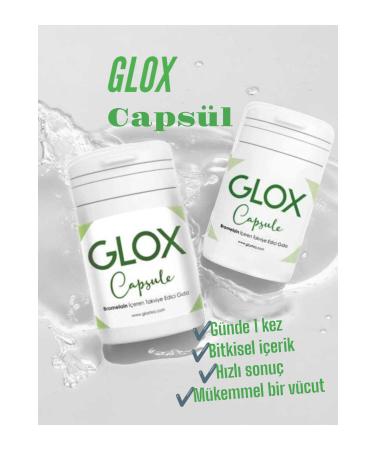 GLOX Bromelain Rapid Detox Capsules 2 Boxes 2 Months - Buy Online on GoSupps.com