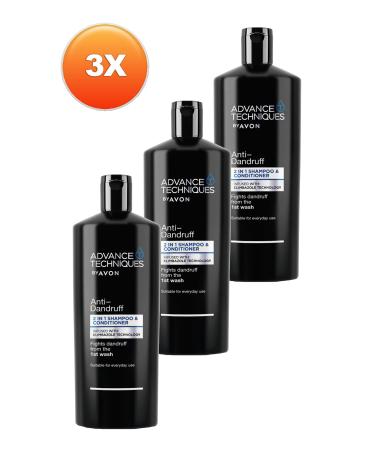 Avon Advance Techniques Anti-Dandruff 2 in 1 Shampoo & Conditioner 700ml 3-Piece Set - Buy Online on GoSupps.com