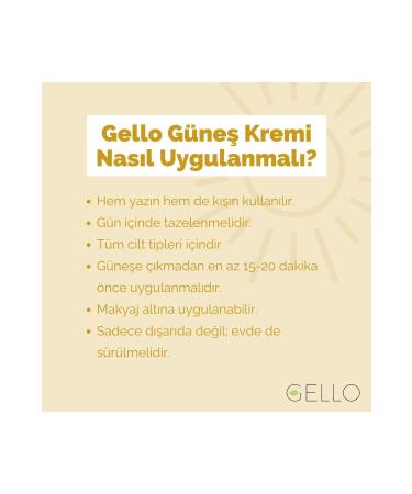 GELLO Anti-Spot High Protection Sun Cream 50 Spf / 50ml - Buy Online on GoSupps.com