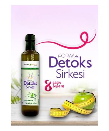Herbal Palace Detox Vinegar Green Apple Flavored Formfit 500 ML