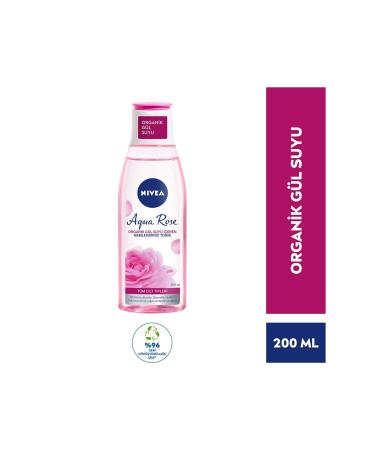 NIVEA Aqua Rose Moisturizing Toner with Organic Rose Water All Skin Types 200ml - Buy Online on GoSupps.com