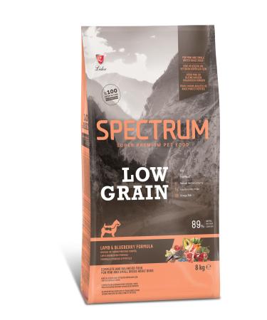 Spectrum Low Grain Lamb Blueberry Small Breed Adult Dog Food 8KG