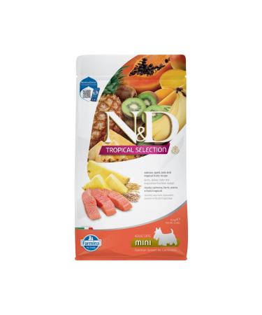 N & D Nd tropical selection dog 1.5kg mini adult salmon tropical fruit small breed adult dog food