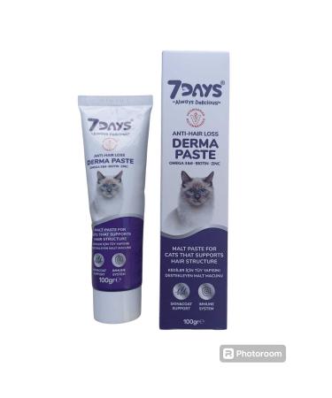 7DAYS MALT PASTE SUPPORTING THE HAIR STRUCTURE FOR CATS 100 GR