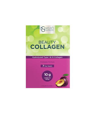 Natures Supreme Beauty Collagen Powder 7 Sachet Plum - Buy Online on GoSupps.com