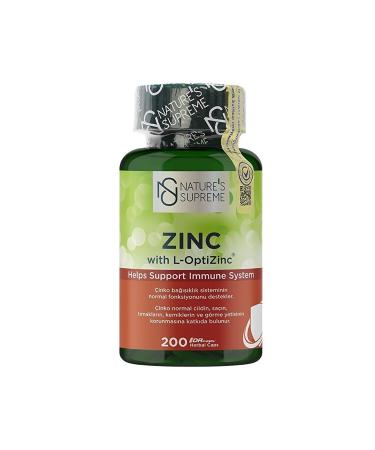 Natures Supreme Zinc 15 Mg 200 Capsules