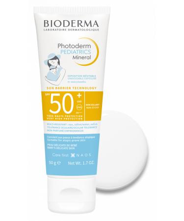 Bioderma Photoderm PEDIATRICS Mineral SPF50+ Children's Sun Cream 50gr - Buy Online on GoSupps.com