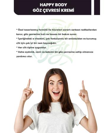 Happy Body Eye Contour Care Cream 30 ml - Buy Online on GoSupps.com