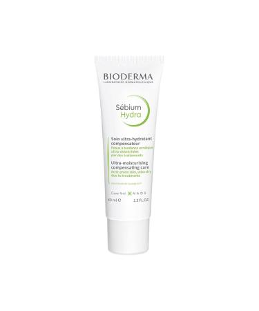 Bioderma Sebium Hydra Cream Intensive Moisturizing and Soothing Care Cream that does not clog pores 40ml