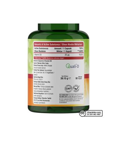Natures Supreme Vitamin D3 1000 Iu 90 Capsules - Buy Online on GoSupps.com