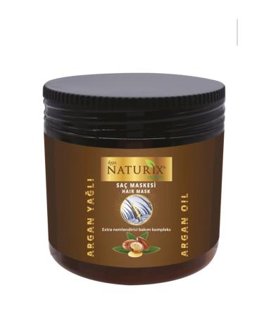 Naturix Natural Argan Oil Hair Care Mask for All Hair Types 500 Ml