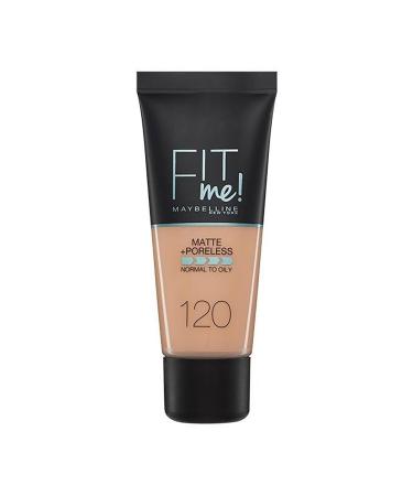 maybelli Ne Fit Me Matte Poreless Foundation 120 Classic Ivory