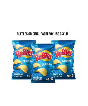 Frito Lay 3-pack Ruffles Originals Party Size 150 Gr