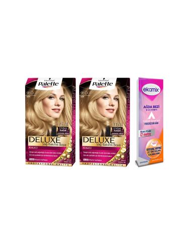 Palette Deluxe 9.0 Yellow 2 Piece Hair Dye Set