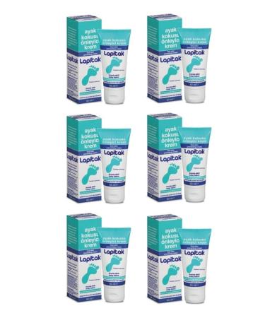 Lapitak Foot Odor Prevention Cream 60 ml 6 Boxes