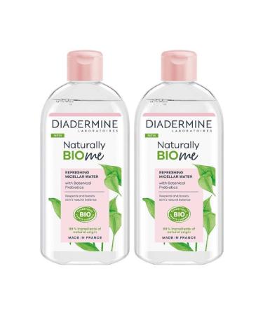 Diadermine Naturally Bio Me Refreshing Micellar Make-Up Remover Water X 2 Pieces