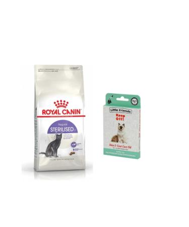 Royal Canin Sterilized 37 Cat Dry Food 2 kg + Little Friends Keep Off