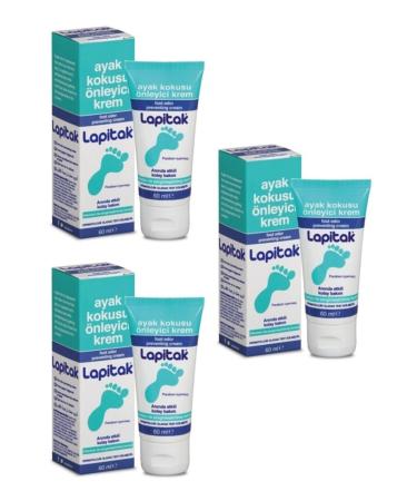 Lapitak Foot Odor Prevention Cream 60 ml 3 Boxes