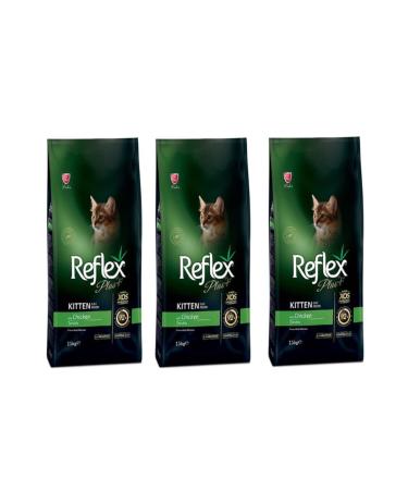 Reflex Plus Chicken Kitten Cat Food 1.5 Kg Set of 3