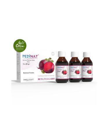 Immu-Nat Pedinat Red Beet Root Powder 3 X 20 G