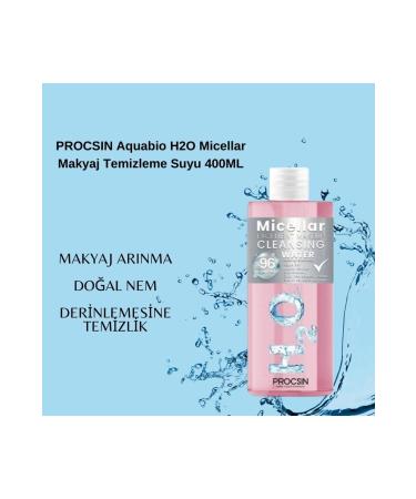 PROCSIN Aquabio H2O Micellar Make-Up Remover Water 400 ML