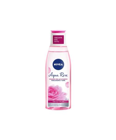 NIVEA Aqua Rose Moisturizing Toner with Organic Rose Water All Skin Types 200ml
