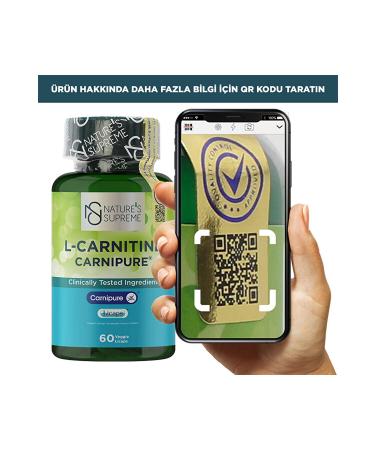 Natures Supreme L-carnitine Carnipure 60 Capsules - Buy Online on GoSupps.com