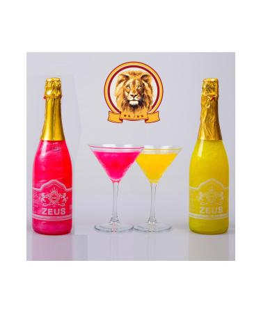 OS ZEUS Non-Alcoholic (Sparkly Non-Alcoholic) Strawberry Flavored and Banana Flavored Drink