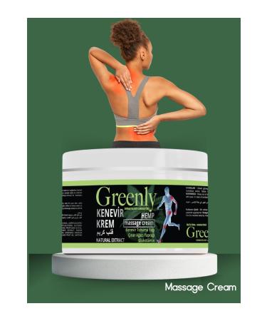 greenly Hemp Cream Hemp Cream Pain and Massage Cream100 ml - Buy Online on GoSupps.com