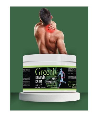 greenly Hemp Cream Hemp Cream Pain and Massage Cream100 ml - Buy Online on GoSupps.com