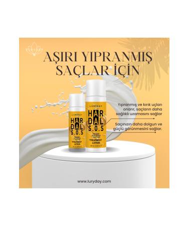 LURYDAY Professional Mustard Sauce for Extremely Damaged Hair Emergency Detox Hair Care 250 ml - Buy Online on GoSupps.com