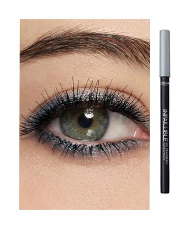 L'Oreal Paris Infallible Gel Crayon Waterproof Grey Eye Pencil -002 GREY FEVER - Buy Online on GoSupps.com