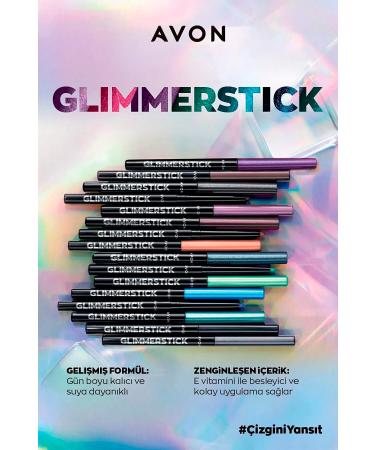 Avon Lift Eyeliner Shimmery Smokey Diamond 2 Pack + Marvellous Mocha Matte Lipstick + Lovider Pocket Mirror - Buy Online on GoSupps.com