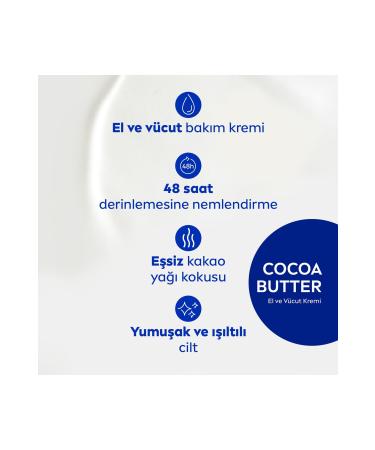 NIVEA Nivea Hand and Body Care Cream Cocoa Butter Dry Skin 400ml - Buy Online on GoSupps.com