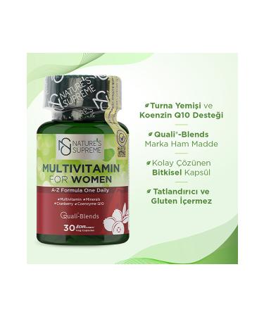 Natures Supreme Multivitamin For Women 30 Capsules - Buy Online on GoSupps.com
