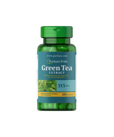Puritan's Pride Green Tea Extract 315 Mg 100 Capsules
