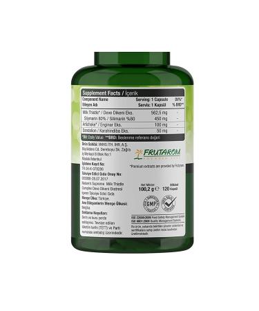 Natures Supreme Milk Thistle Complex 120 Capsules - Buy Online on GoSupps.com