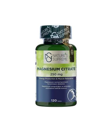 Natures Supreme Magnesium Citrate 250 Mg 120 Tablets