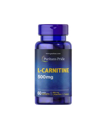 Puritan's Pride L-Carnitine 500 Mg 60 Tablets Unflavored