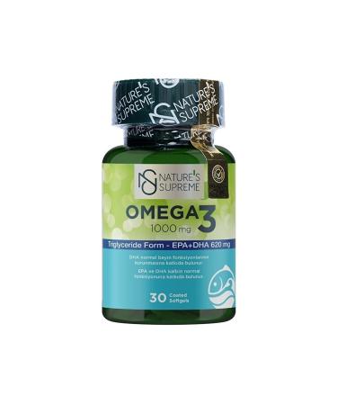 Natures Supreme Omega 3 1000 Mg 30 Capsules