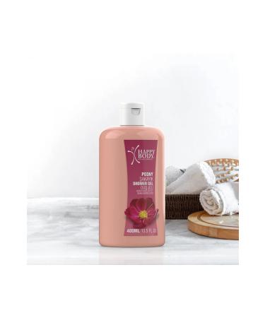 Happy Body Peony Scented Bath and Shower Gel 400ml