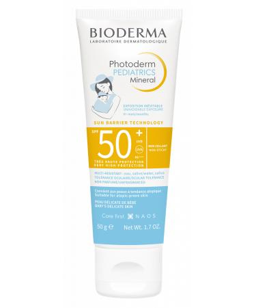 Bioderma Photoderm PEDIATRICS Mineral SPF50+ Children's Sun Cream 50gr - Buy Online on GoSupps.com