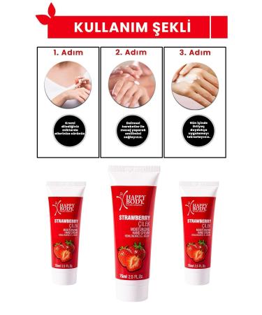 Happy Body Strawberry Hand Cream 75ml - Buy Online on GoSupps.com